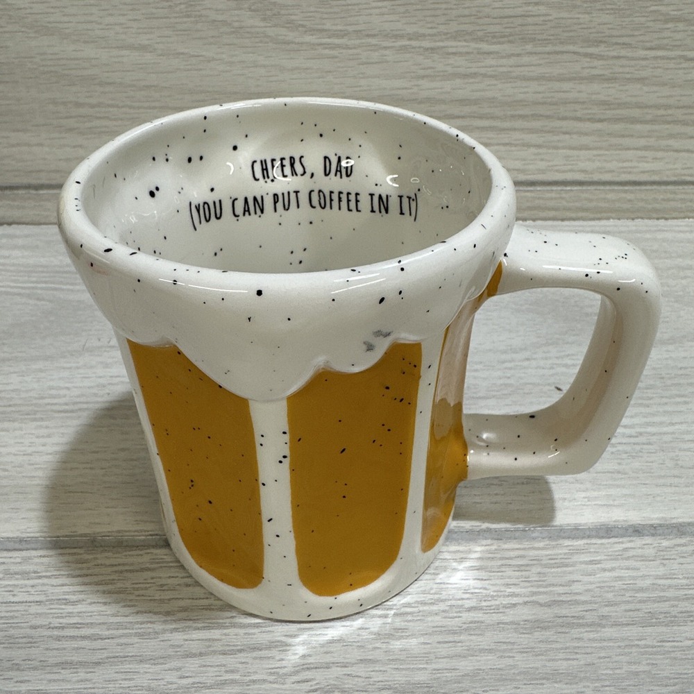 TAG‎ Coffee Tea Cup 18oz Ceramic Beer Mug Shaped 3D